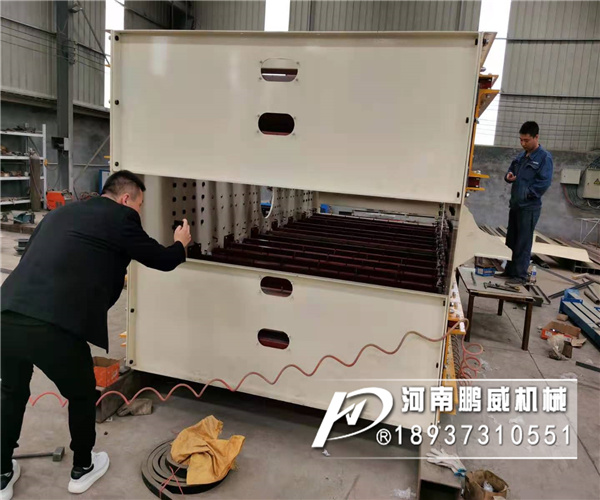 生产现场：2050驰张振动沸腾筛生产制造现场