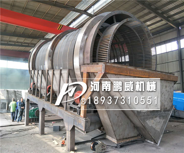 棒条滚筒筛分机使用棒条筛板有哪些优点